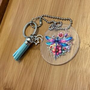 Rearview mirror chain, handmade!  Great car decor!